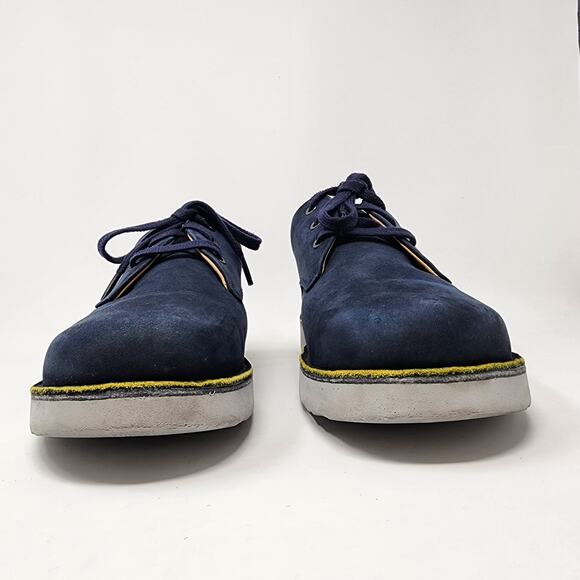 Samuel Hubbard UnSneaker Men 9 Wide Navy Blue Nubuck Comfort Loafer M1100 016 - Picture 4 of 11